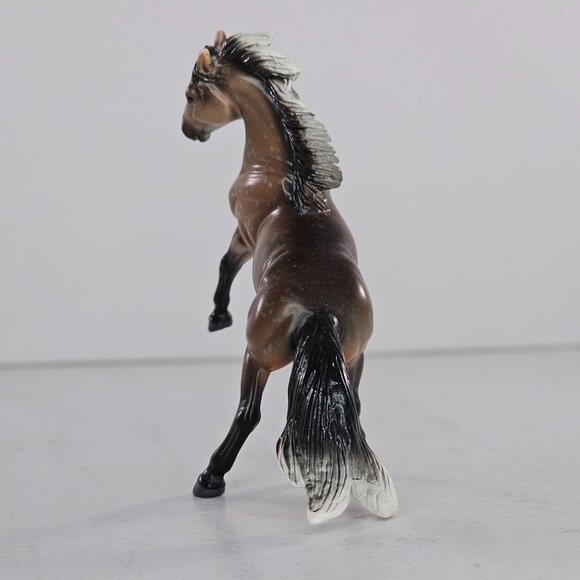 Breyer Stablemate Horse Rearing Andalusian #5906 Dapple Rose Grey - Picture 5 of 7